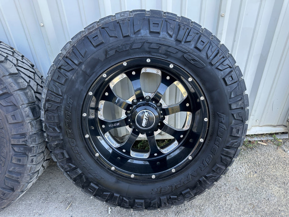 FORD F250 F350 8X170 SOTA OFFROAD 20" WHEELS 37X12.50R20 NITTO RIDGE GRAPPLERS