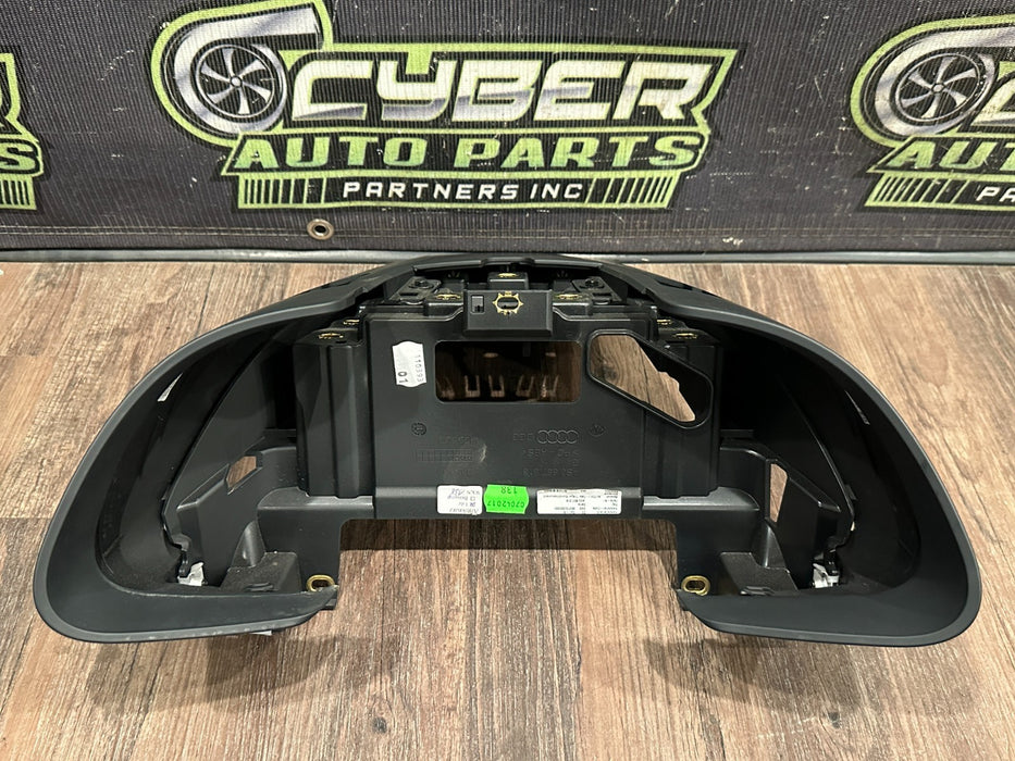 2017 AUDI R8 SPEEDOMETER GAUGE CLUSTER SURROUND BRACKET TRIM OEM 4S0 857 318