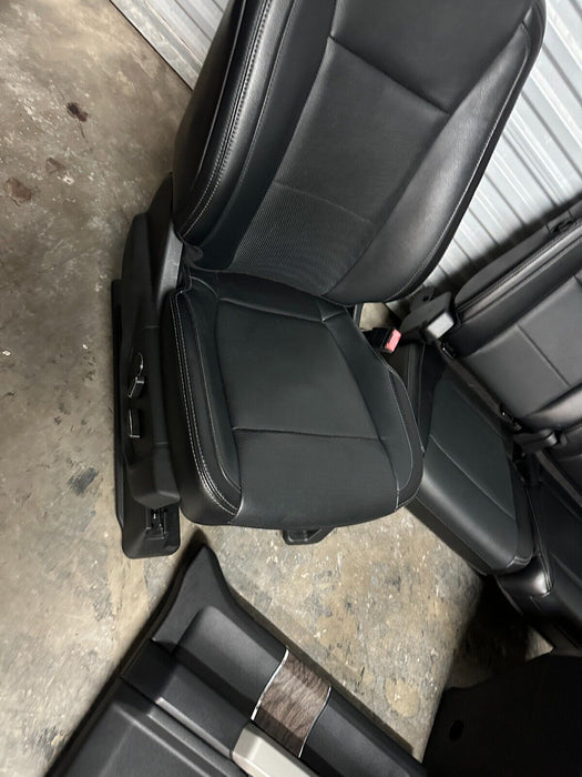 2019 FORD F250 F350 F450 LARIAT INTERIOR SEATS DOOR PANELS CONSOLE OEM