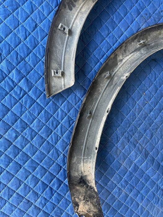 2016 2019 NISSAN TITAN XD RESERVE FRONT & REAR FENDER FLARE SET OEM