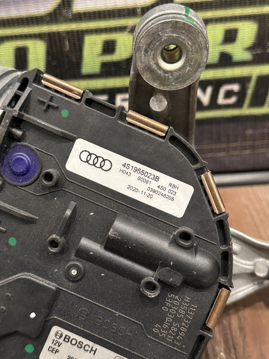 2021 AUDI R8 FRONT DRIVER LEFT WINDSHIELD WIPER MOTOR OEM 4S1 955 023 B