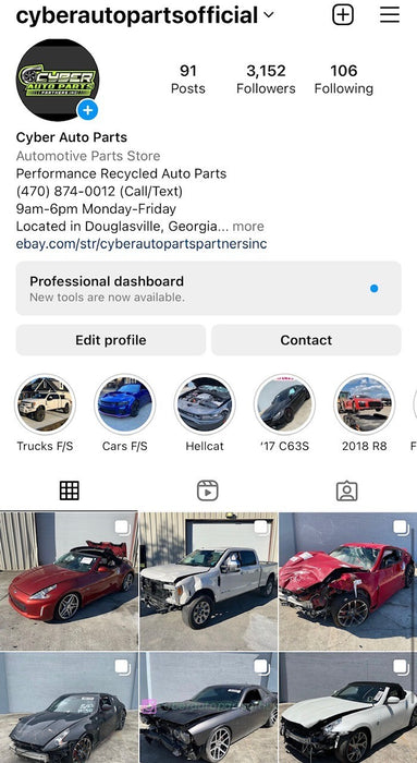 2023 FORD F250 F350 F450 UPPER DEFLECTOR PANEL TRIM OEM PC3B 19E525 BA