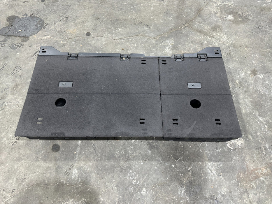 2017 NISSAN TITAN XD PRO 4X REAR UNDER SEAT STORAGE BOX OEM 84895 EZ20C