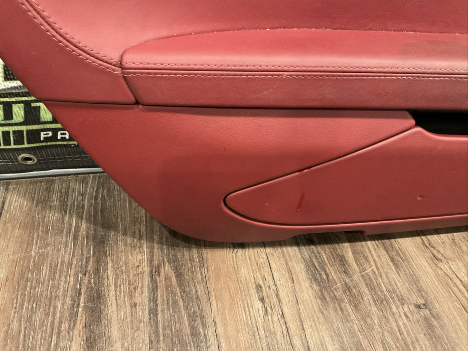 2017 PORCHE 781 FRONT LEFT DRIVER DOOR PANEL OEM~MINOR SCRATCHES/WEARS/TEARS~