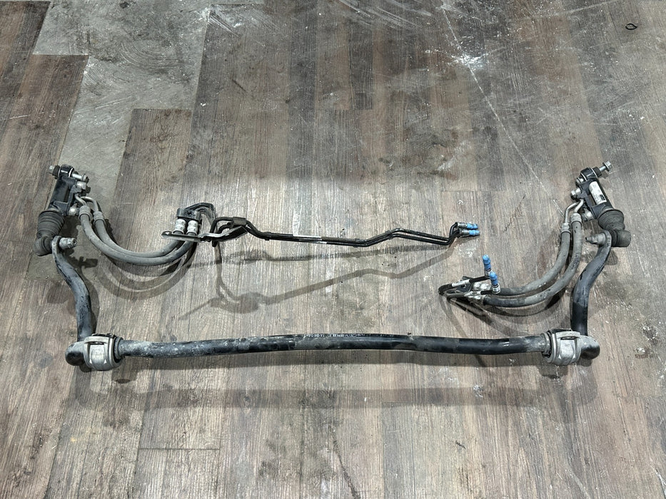 2014 PORSCHE 911 TURBO S 991 REAR STABILIZER BAR ASSEMBLY OEM 99133370312