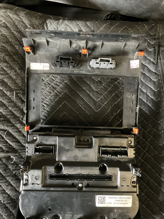 2017-2019 FORD F250 F350 F450 LARIAT RADIO A/C HVAC CONTROL W/ CD SLOT OEM