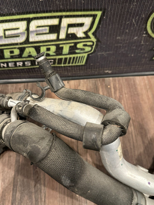 2017 AUDI R8 FRONT RIGHT RADIATOR COOLANT HOSE PIPE ASSEMBLY OEM 4S0 121 064