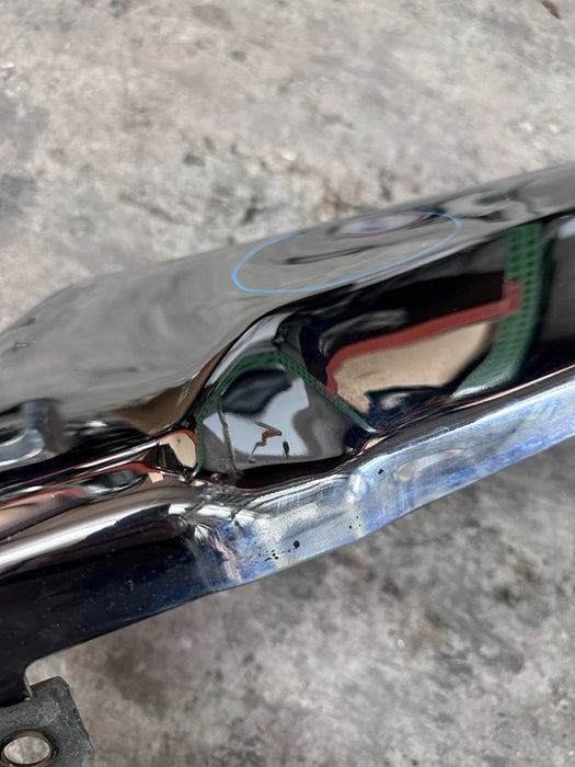 2017-2019 FORD F250 F350 REAR RIGHT CHROME BUMPER CORNER OEM *FLAWS/DENT #9*