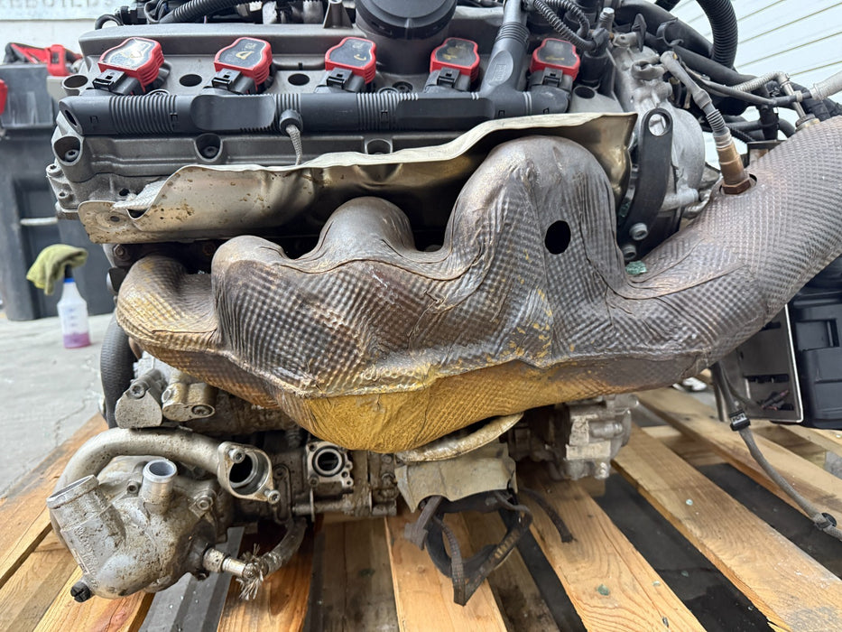 2021 AUDI R8 AWD 5.2L V10 ENGINE MOTOR DROPOUT ASSEMBLY 14,100 MILES