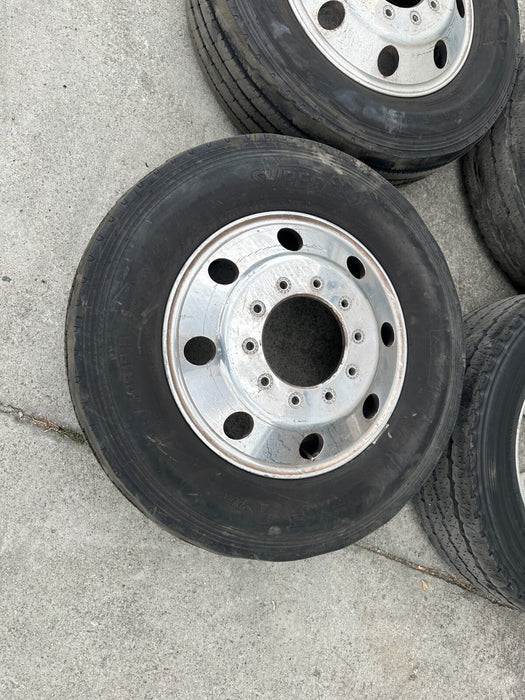 10x225 FORD F450 F550 RAM 4500 5500 ALLOY WHEELS RIMS 19.5X6 OEM