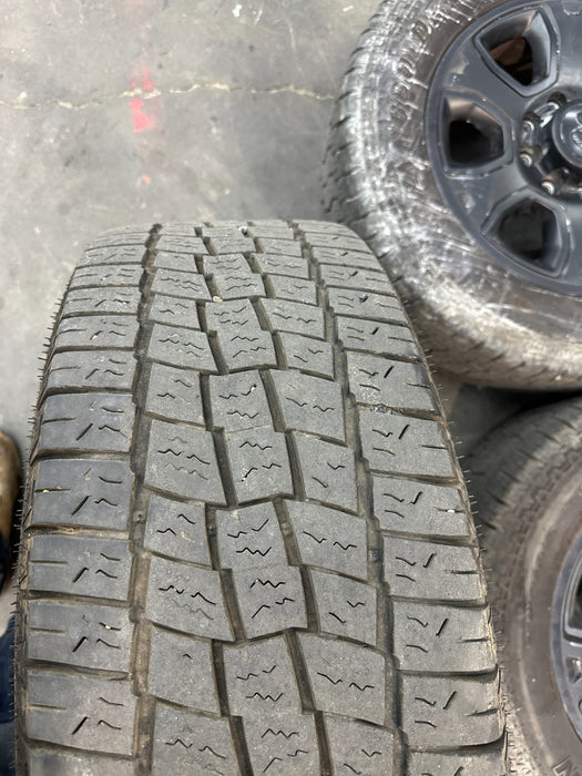DODGE RAM WHEELS RIMS TIRES 20X8 LANDGOLDEN 285/60 R20 LGT57 A/T 8X165