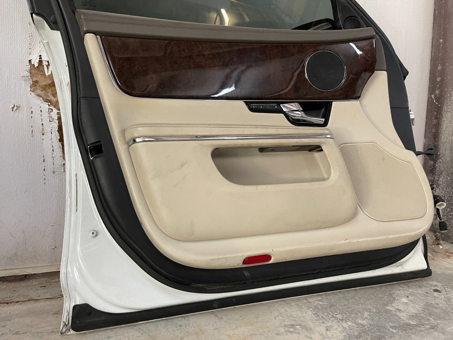 2011 JAGUAR XJ FRONT LEFT DOOR DRIVER WHITE