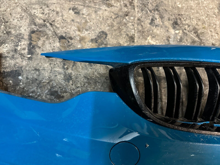 2015-2020 BMW M4 F82 FRONT BUMPER LAGUNA SECA BLUE (448) ~DAMAGE~