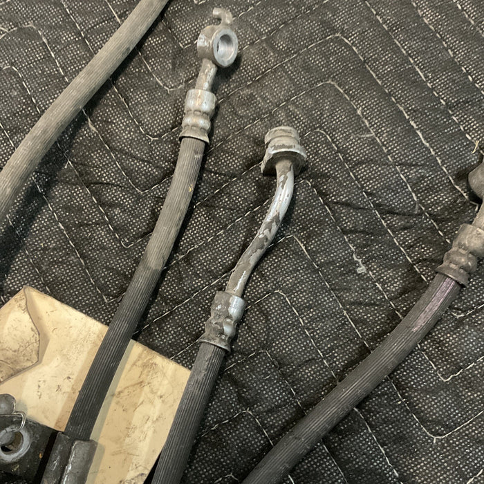 2016 HYUNDAI GENESIS COUPE REAR/ FRONT BREMBO BRAKE LINES PAIR SET LH RH OEM