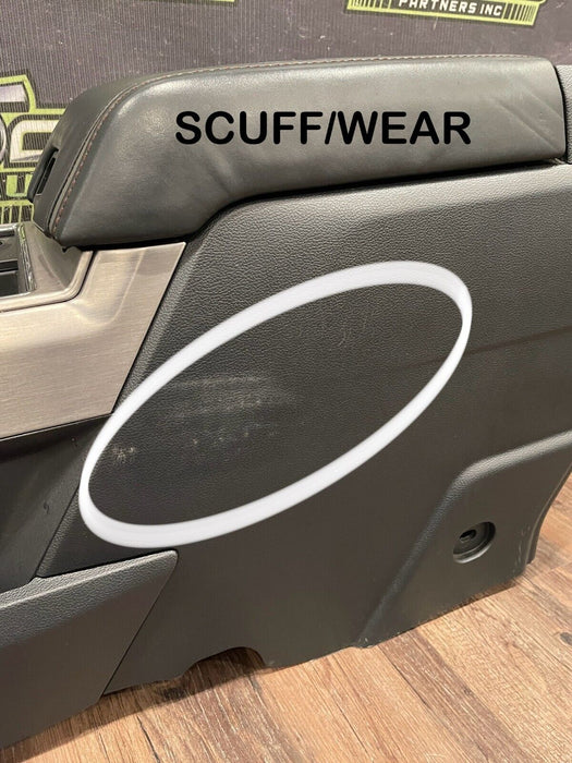 2020-22 FORD F250 F350 PLATINUM CENTER CONSOLE ASSEMBLY OEM *WEARS/READ DESC*