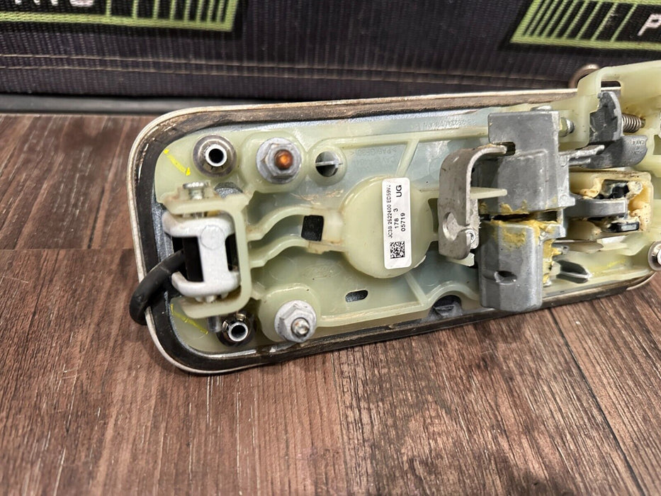 2017 FORD F250 F350 FRONT RIGHT DOOR HANDLE METALLIC WHITE (UG) ~MINOR WEAR~