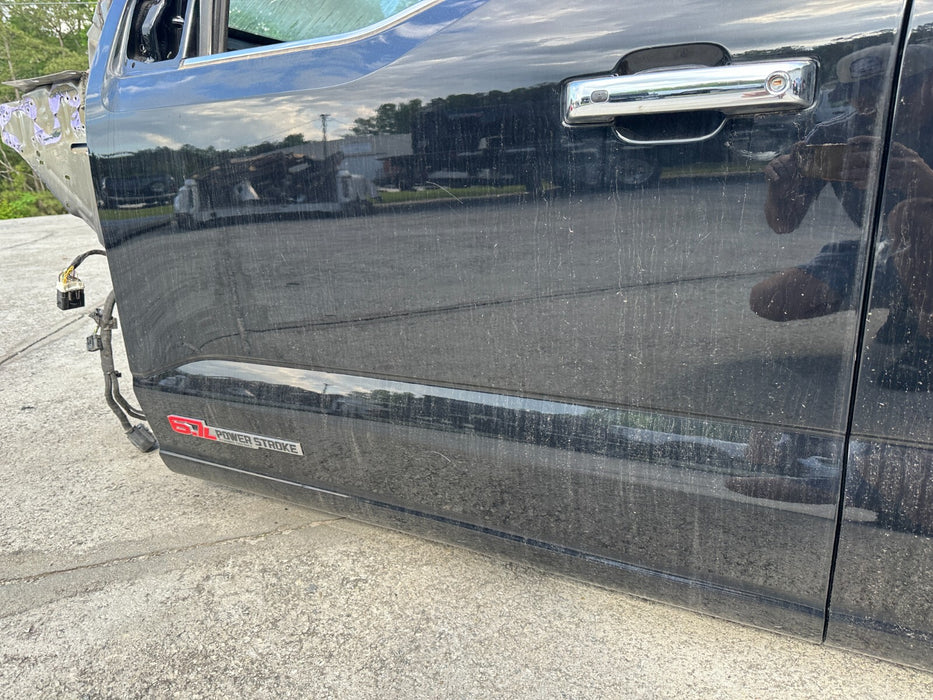 2023 2024 FORD F250 F350 F450 FRONT LEFT AGATE BLACK DOOR SHELL ASSEMBLY OEM