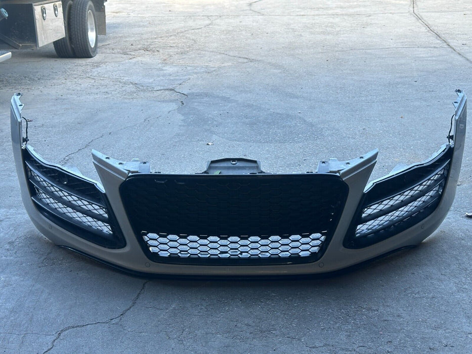 2014 2015 AUDI R8 V10 FRONT BUMPER ASSEMBLY COMPLETE OEM SUZUKA GREY