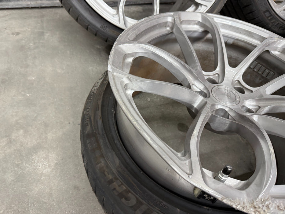 2024 BMW M3 G80 M4 G82 G8X BC FORGED WHEELS RIMS TIRES 5X112 *DAMAGE*