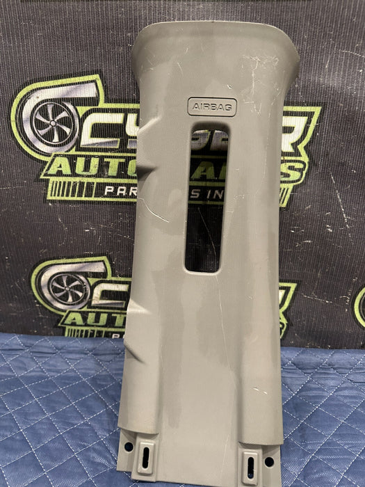 2017-2019 FORD F250 F350 F450 LEFT GRAY UPPER B PILLAR TRIM OEM~SCRATCHES~