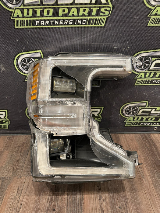 2020-2022 FORD F250 F350 F450 PASSENGER RIGHT LED HEADLIGHT OEM *DAMAGED/READ*