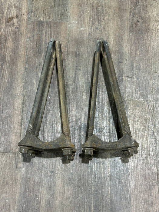2017-2019 FORD F250 F350 F450 LEFT RIGHT LEAF SPRING U BOLT PAIR OEM