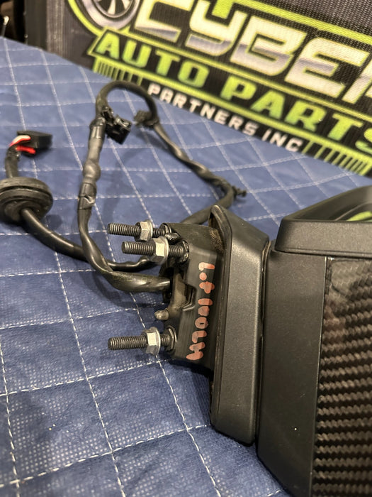 2017-18 AUDI R8 PLUS FRONT LEFT DRIVER DOOR MIRROR ~CARBON FIBER~