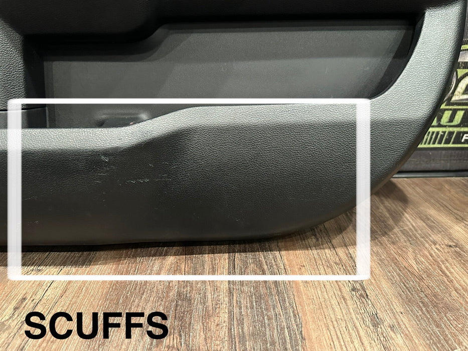 2017-2019 FORD 350 F450 PLATINUM REAR PASSENGER RIGHT DOOR PANEL OEM *WEAR 4-8*