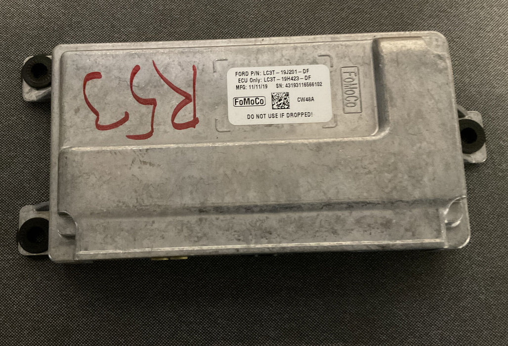 2020 FORD F250 PLATINUM DRIVER ASSIST CAMERA CONTROL MODULE LC3T-19J201-DF OEM.