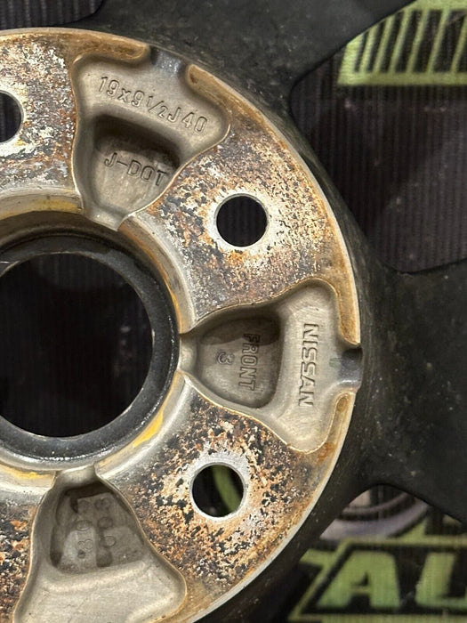 2018 NISSAN 370Z NISMO FRONT WHEEL RIM 19X9.5 +40 D0C00-3GM3A OEM 2009-2020