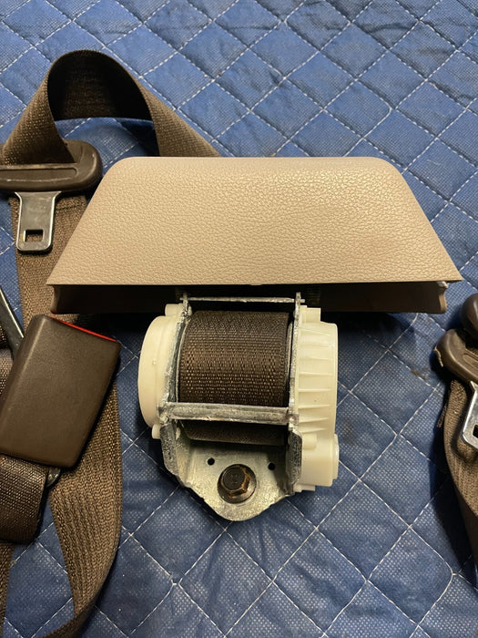 2017-2019 FORD F250 F350 F450 LIMITED BROWN REAR LEFT RIGHT MIDDLE SEATBELTS OEM
