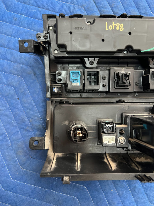 2019 NISSAN TITAN XD A/C HEATER DUAL CLIMATE CONTROL TEMPERATURE W/TRAILER BRAKE