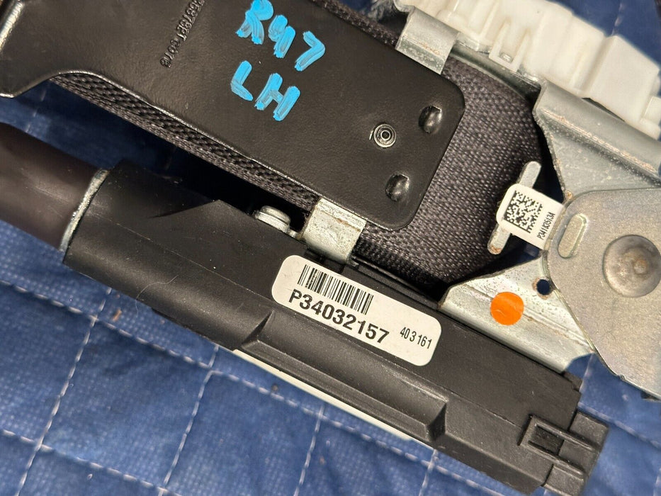 2017 RAM 3500 LARAMIE FRONT DRIVER LEFT SEAT BELT RETRACTOR BLACK OEM