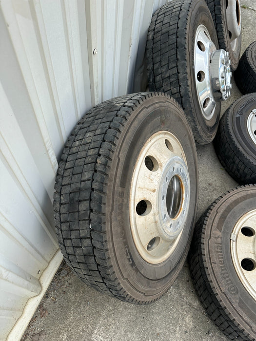 FORD F450 F550 RAM 4500 5500 10X225 FACTORY TAKE OFF WHEELS SET KING RANCH OEM