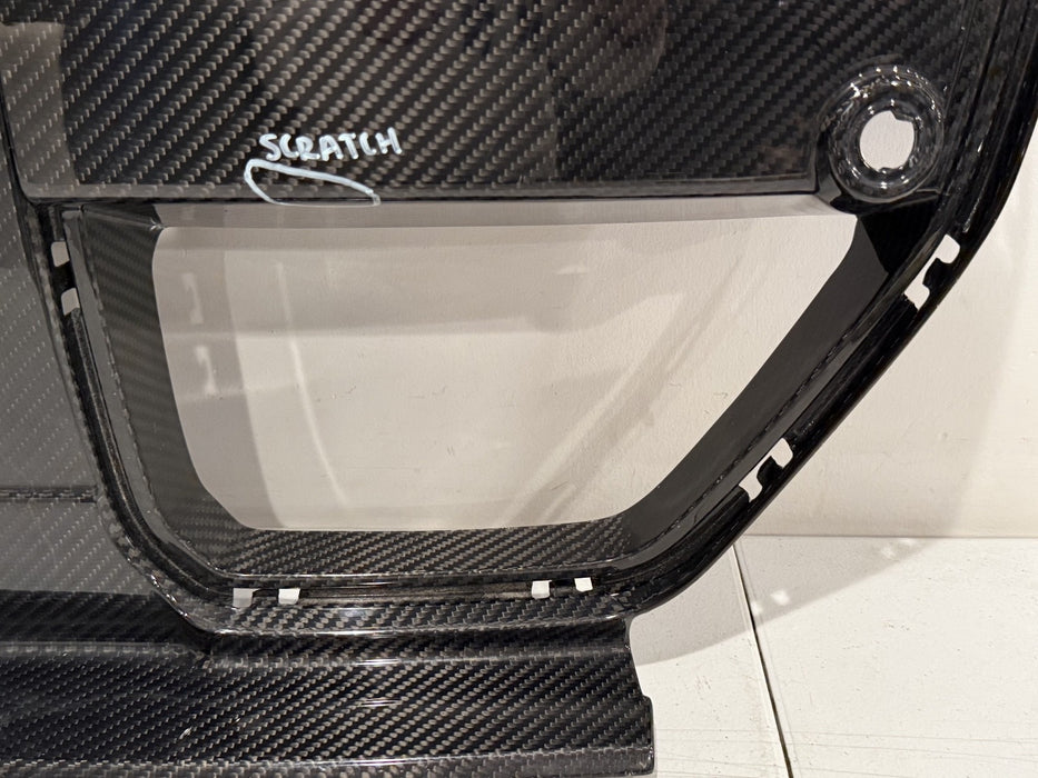 2024 BMW M3 M4 G80 G82 FRONT BUMPER CARBON FIBER GRILLE *CRACK/SCUFFS PICS 5-9*