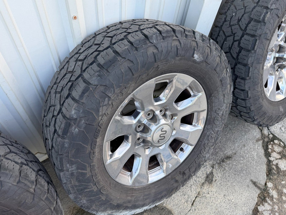 2017 FORD F250 KING RANCH WHEELS RIMS 35X11.50R20 TOYO OPEN COUNTRY A/T TIRES