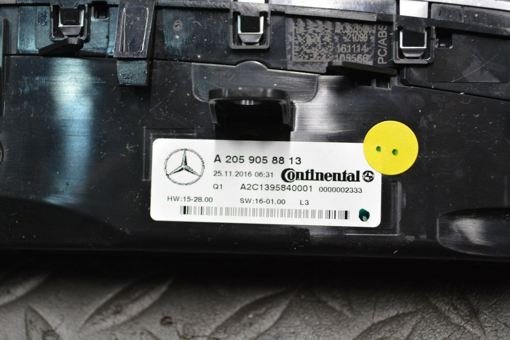 2017 MERCEDES BENZ C63S AMG W205 HVAC DASH CONTROL UNIT A2059058813 OEM GENUINE