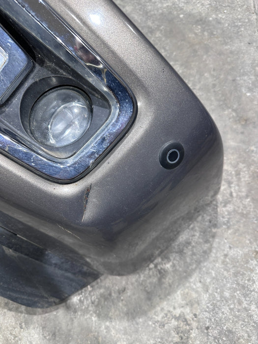 2017 NISSAN TITAN XD FRONT BUMPER WITH FOG LIGHTS OEM *SLIGHT DENT/WEAR 8-9*