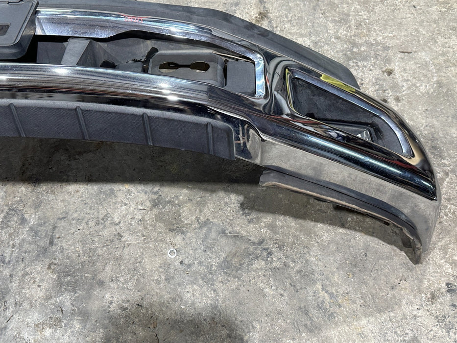 2017-2019 FORD F250 F350 FRONT CHROME BUMPER OEM *DENT/NO ADAPTIVE MODULE*