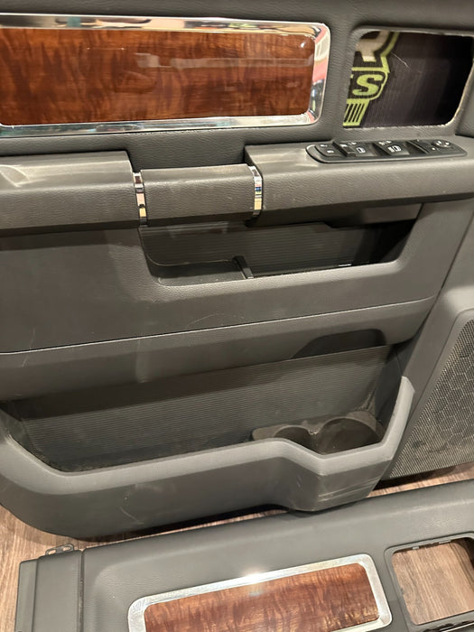 2012 DODGE RAM 3500 MEGA CAB FRONT REAR LEFT RIGHT DOOR PANEL SET OF 4 ~READ~