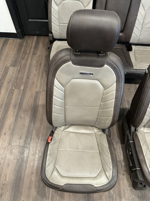 2017 2018 2019 FORD F250 F350 F450 LIMITED FRONT REAR SEATS CENTER CONSOLE OEM