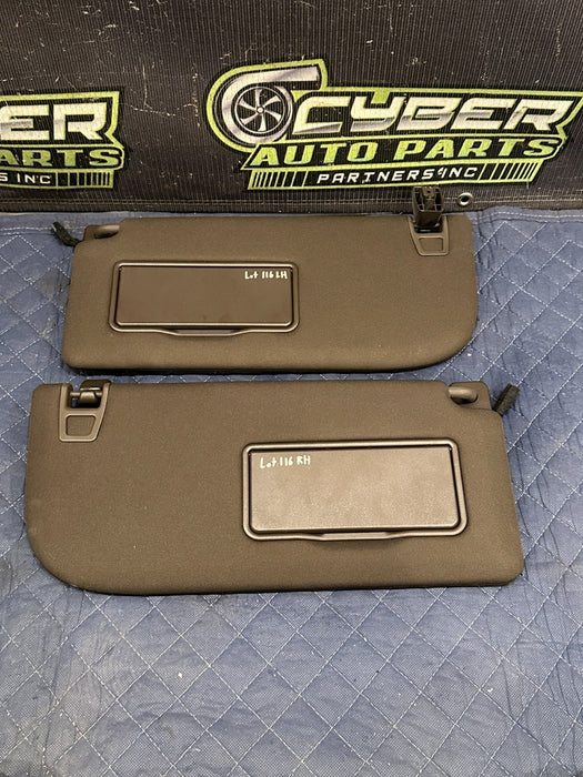 2017-2019 FORD F250 F350 KING RANCH BROWN LEFT RIGHT SUN VISORS OEM