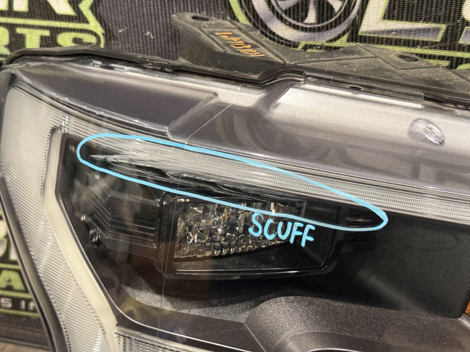 2019 FORD F150 RAPTOR PASSENGER RIGHT LED HEADLIGHT OEM *SURFACE SCUFF #5*