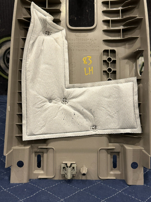 2017 2019 FORD F250 F350 LIMITED LEFT RIGHT UPPER B PILLAR TRIMS OEM ~SCRATCHES~