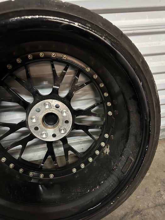 2021 AUDI R8 20X9 5X112 ANRKY FRONT WHEEL RIM TIRE GENUINE OEM ~MINOR BENT~