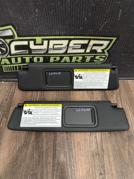 2017 AUDI R8 LEFT RIGHT SUN VISOR PAIR OEM