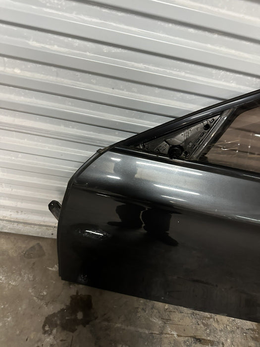 2011 BMW 550i F10 5 SERIES FRONT LEFT DOOR GRAPHITE METALLIC (A90)~MINOR DENT~
