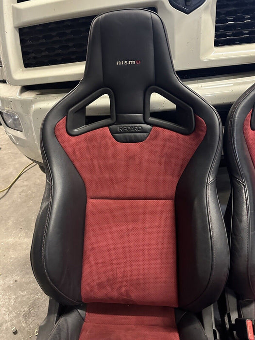 2018 NISSAN 370Z NISMO RECARO SEATS DRIVER PASSENGER OEM 2009-2020 L77