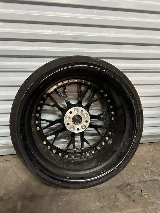 2021 AUDI R8 20X9 5X112 ANRKY FRONT WHEEL RIM TIRE GENUINE OEM ~MINOR BENT~