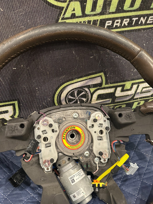 2018 FORD F250 KING RANCH STEERING WHEEL ASSEMBLY OEM ~ADAPTIVE FAULT~ 2017 2018